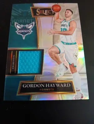 2021-22 Panini Select - Selective Swatches Gordon Hayward #SS-GHW. Hornets. MT - Basketball Card Single