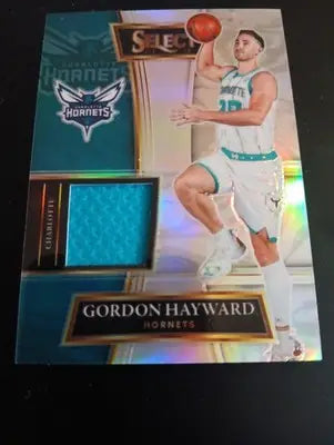 2021-22 Panini Select - Selective Swatches Gordon Hayward #SS-GHW. Hornets. MT - Basketball Card Single