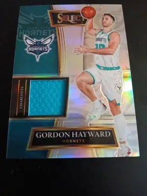 2021-22 Panini Select - Selective Swatches Gordon Hayward #SS-GHW. Hornets. MT - Basketball Card Single
