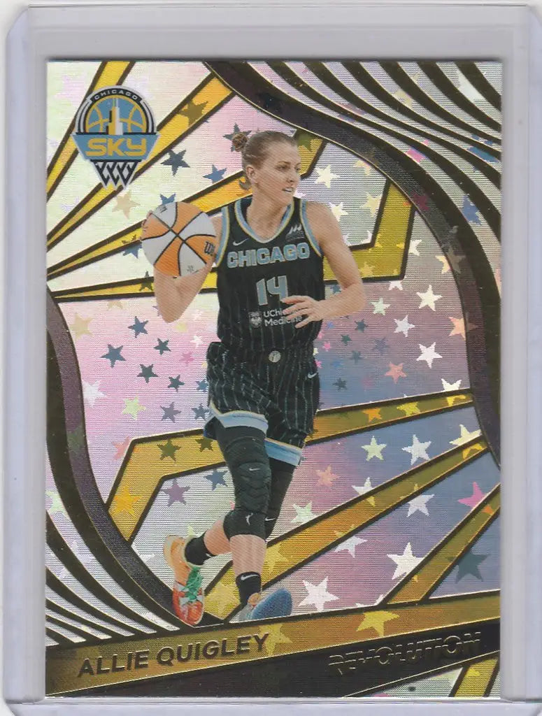 Basketball trading card of Allie Quigley Chicago Sky from Panini WNBA Revolution Astro