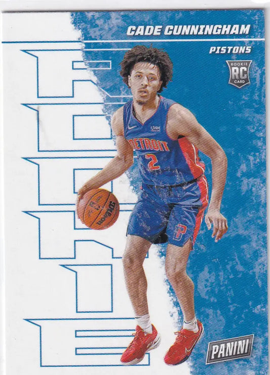 2021-22 PLAYER OF THE DAY #51 CADE CUNNINGHAM- DETROIT PISTONS - Basketball Card Single