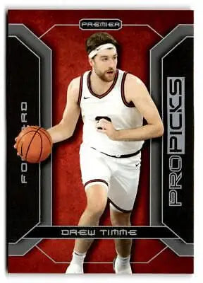 Drew Timme basketball card from 2021-22 Pro Picks Premier #PP-17 collection