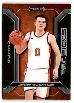 Basketball trading card of Jimmy Boeheim from 2021-22 Pro Picks Premier #PP-27