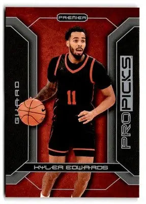 2021-22 Pro Picks Premier #PP-37 Kyler Edwards - Basketball Card Single