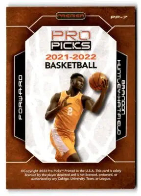2021-22 Pro Picks Premier #PP-7 Brandon Huntley-Hatfield - Basketball Card Single