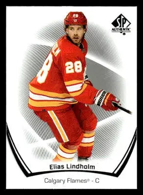 2021-22 SP #56 Elias Lindholm - Hockey Card Single