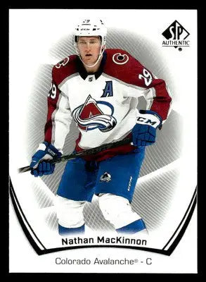 2021-22 SP #75 Nathan MacKinnon - Hockey Card Single
