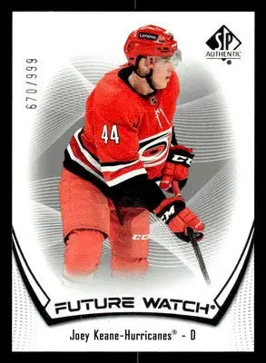 2021-22 SP Authentic #126 Joey Keane #/999 - Hockey Card Single