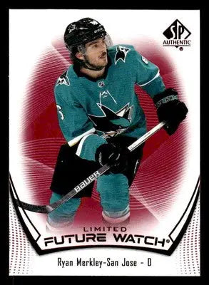 2021-22 SP Authentic #169 Ryan Merkley Limited Red - Hockey Card Single