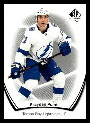 2021-22 SP Authentic #17 Brayden Point - Hockey Card Single