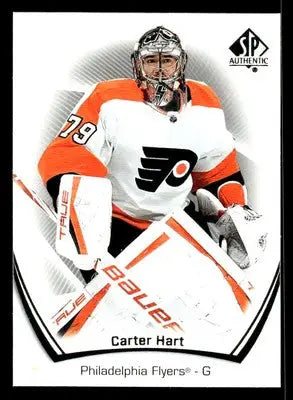 2021-22 SP Authentic #35 Carter Hart - Hockey Card Single