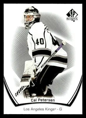 2021-22 SP Authentic #37 Cal Petersen - Hockey Card Single