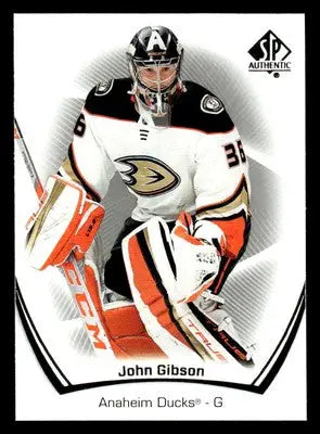 2021-22 SP Authentic #41 John Gibson - Hockey Card Single