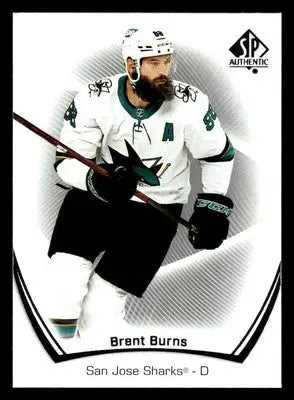 2021-22 SP Authentic #72 Brent Burns - Hockey Card Single