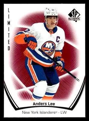 2021-22 SP Authentic #79 Anders Lee Limited Red - Hockey Card Single