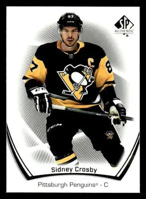 2021-22 SP Authentic #87 Sidney Crosby - Hockey Card Single