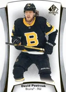 2021-22 SP Authentic #DC-7 David Pastrnak Die Cuts - Hockey Card Single