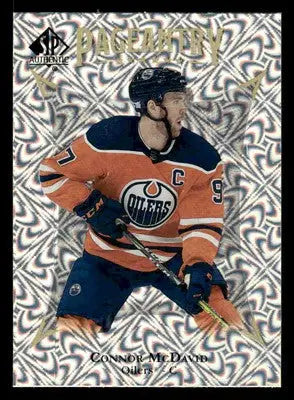 2021-22 SP Authentic #P-50 Connor McDavid Pageantry - Hockey Card Single