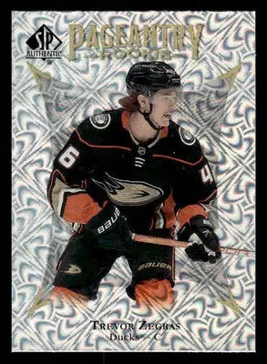 2021-22 SP Authentic #P-55 Trevor Zegras Pageantry - Hockey Card Single
