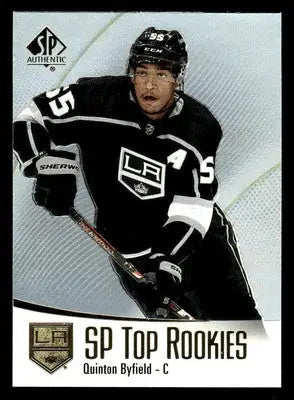 2021-22 SP Authentic #TR-17 Quinton Byfield SP Top Rookies - Hockey Card Single