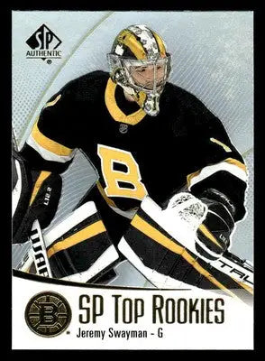 2021-22 SP Authentic #TR-44 Jeremy Swayman SP Top Rookies - Hockey Card Single