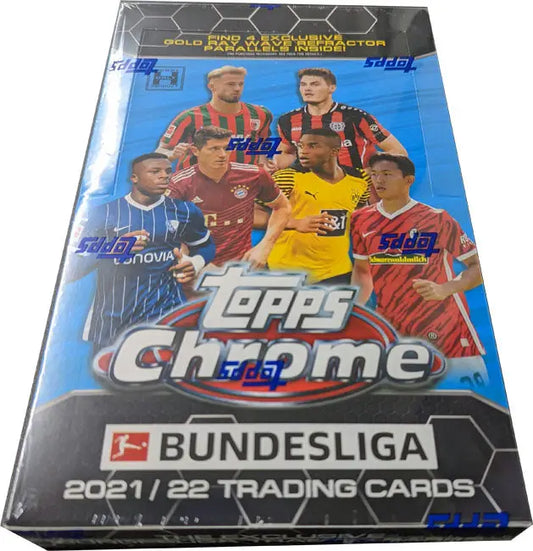2021-22 Topps Chrome Bundesliga Soccer Hobby Box - Soccer Card Box