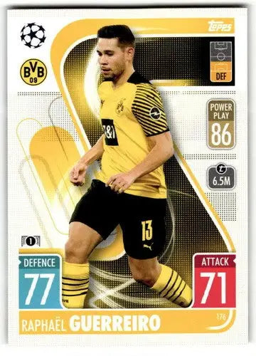 2021-22 Topps Match Attax UEFA Champions League #176 Raphael Guerreiro ID:41652 - Soccer Card Single