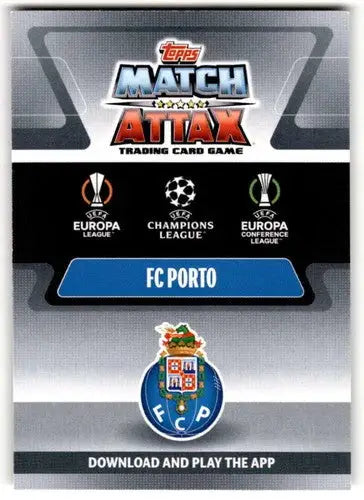 Original gloss FC Porto Match Attax trading card from 2021-22 Topps UEFA Champions League sports cards