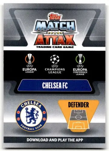 2021-22 Topps Match Attax UEFA Champions League #67 Kurt Zouma NM-MT ID:41639 - Soccer Card Single