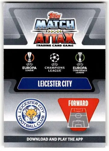 2021-22 Topps Match Attax UEFA Champions League #97 Kelechi Iheanacho N ID:41665 - Soccer Card Single