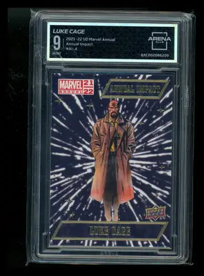2021-22 Upper Deck Marvel Annual Annual Impact Luke Cage #AI-4 Arena Club 9 - Marvel Card Single