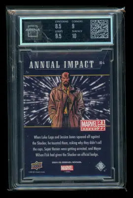 2021-22 Upper Deck Marvel Annual Annual Impact Luke Cage #AI-4 Arena Club 9 - Marvel Card Single