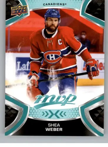2021-22 Upper Deck MVP #106 Shea Weber NM-MT Canadiens ID:39394 - Hockey Card Single
