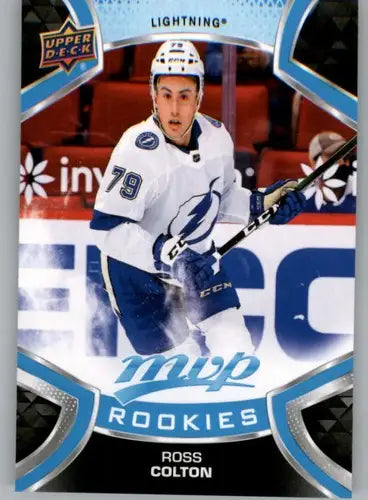 Original gloss hockey trading card featuring Ross Colton from 2021-22 Upper Deck MVP