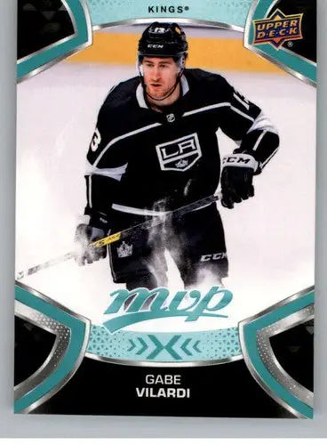Gabe Vilardi hockey card from Upper Deck MVP 2021-22 with original gloss and simply sandoval