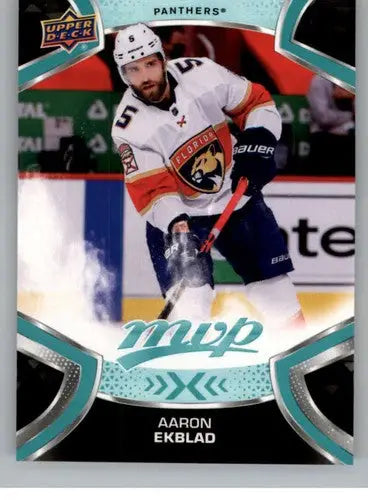 Original gloss 2021-22 Upper Deck MVP Aaron Ekblad hockey card Panthers