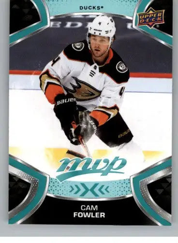 Cam Fowler hockey card from 2021-22 Upper Deck MVP with original gloss collection