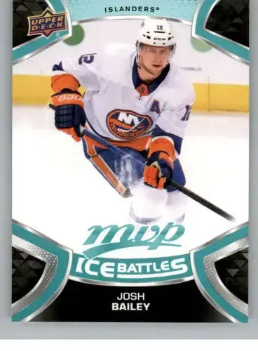 2021-22 Upper Deck MVP Ice Battles #IB-12 Josh Bailey NM-MT NY Islanders - Hockey Card Single