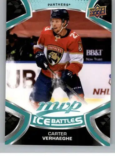 2021-22 Upper Deck MVP Ice Battles #IB-135 Carter Verhaeghe NM-MT Panthers - Hockey Card Single