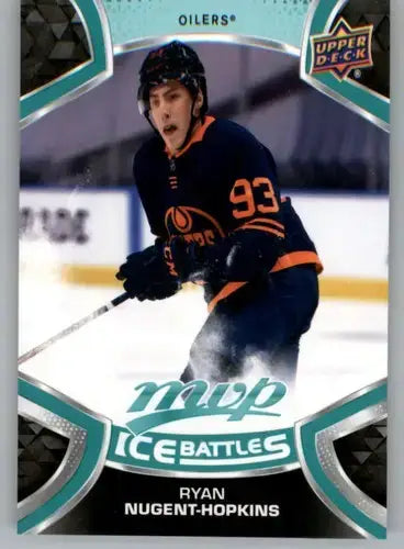 2021-22 Upper Deck MVP Ice Battles #IB-193 Ryan Nugent-Hopkins NM-MT Oilers - Hockey Card Single