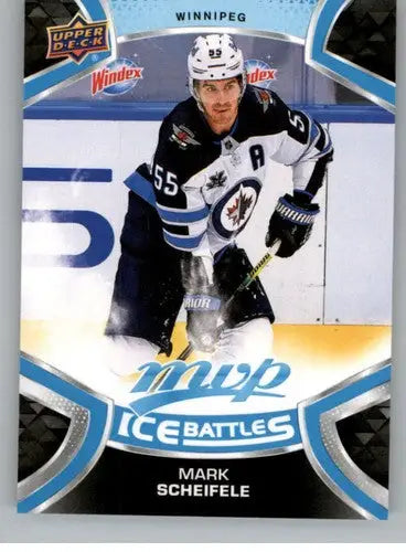 2021-22 Upper Deck MVP Ice Battles #IB-201 Mark Scheifele NM-MT Winn Jets - Hockey Card Single