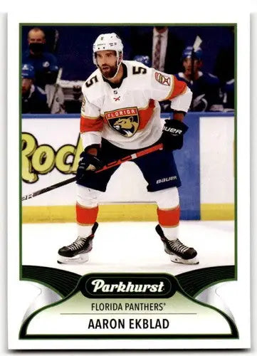 2021-22 Upper Deck Parkhurst Aaron Ekblad hockey card Panthers ID 42907