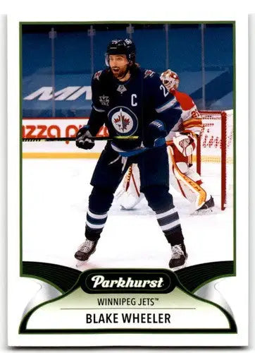Blake Wheeler hockey card from 2021-22 Upper Deck Parkhurst with original gloss