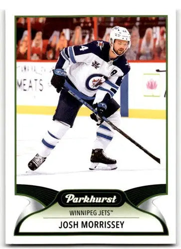 2021-22 Upper Deck Parkhurst Josh Morrissey hockey card Jets ID 42931