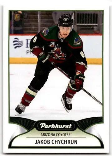 Hockey trading card from 2021-22 Upper Deck Parkhurst featuring Jakob Chychrun