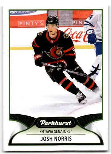 2021-22 Upper Deck Parkhurst Josh Norris hockey card Senators ID42944 NM-MT