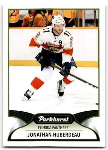 Original gloss hockey card of Jonathan Huberdeau from Upper Deck Parkhurst 2021-22