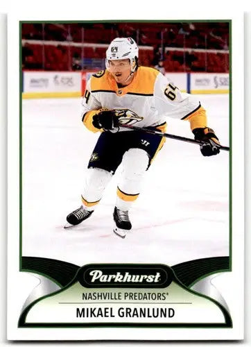 2021-22 Upper Deck Parkhurst Mikael Granlund hockey card Predators NM-MT