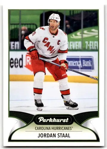2021-22 Upper Deck Parkhurst Jordan Staal hockey card Hurricanes NM-MT