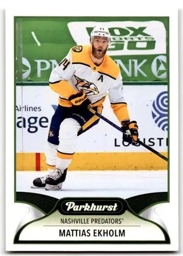 2021-22 Upper Deck Parkhurst #47 Mattias Ekholm NM-MT Predators ID:42887 - Hockey Card Single